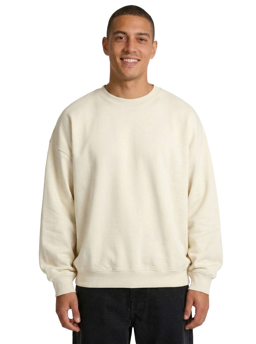 Adult's Easy Fit Oversize Crew Neck Fleece - view