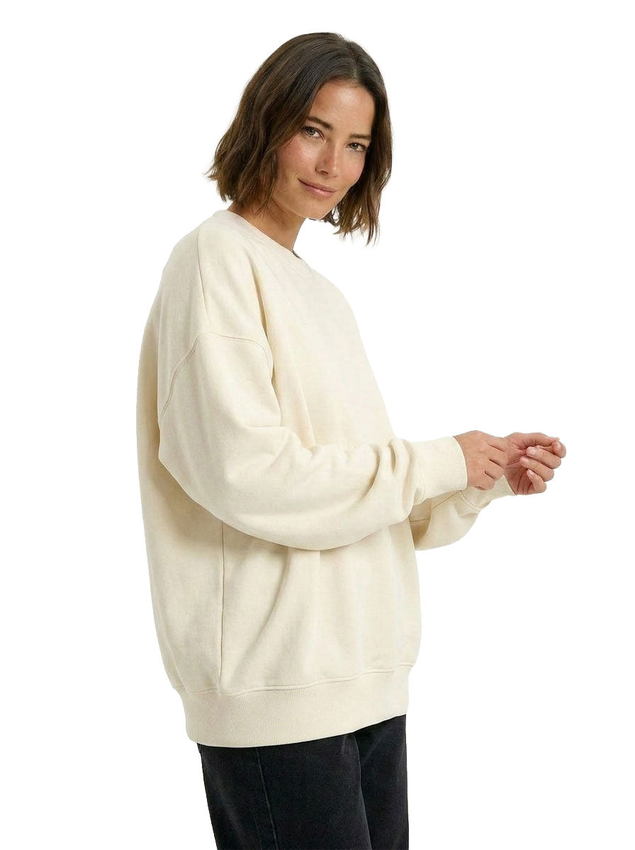 Adult's Easy Fit Oversize Crew Neck Fleece - view