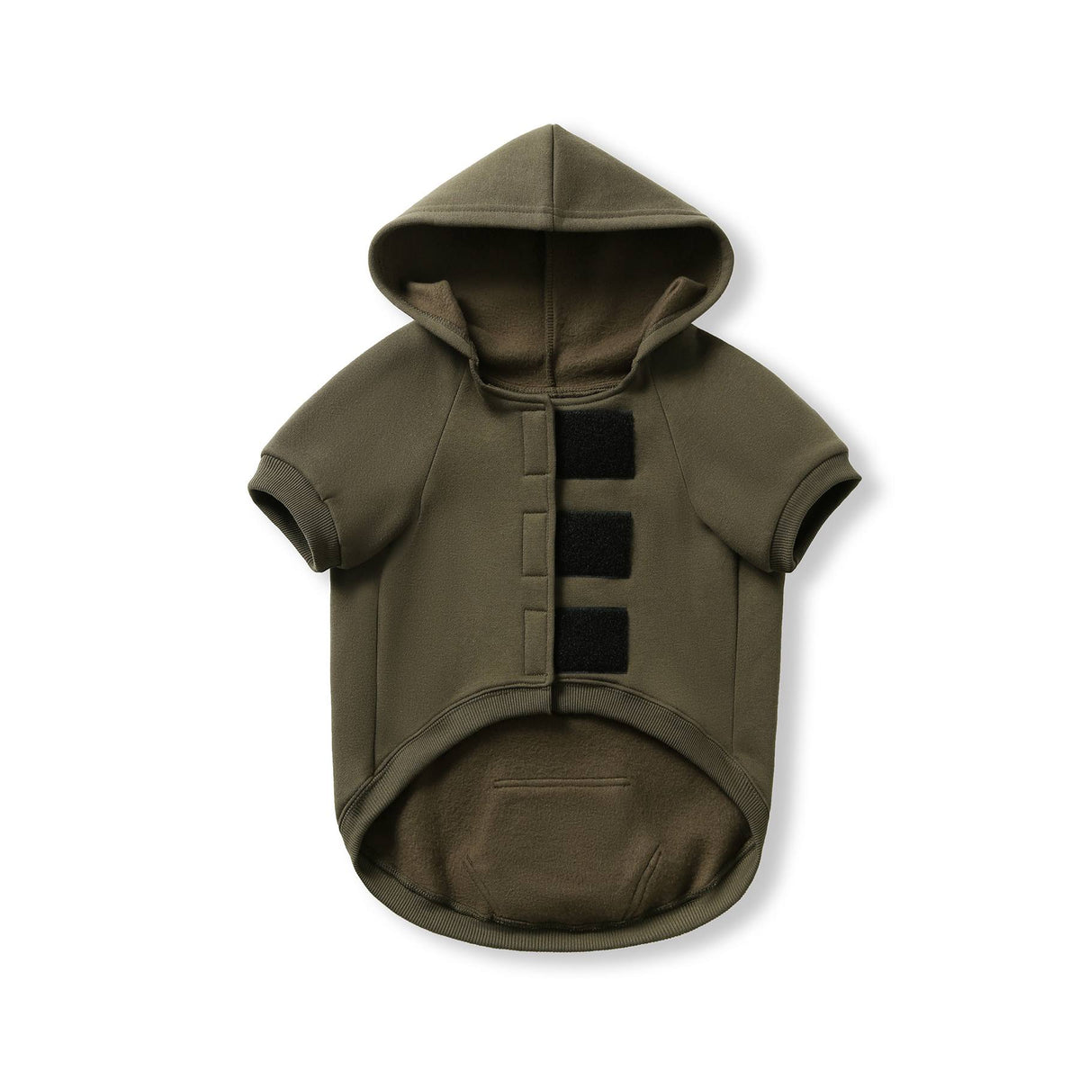dog hoodies - Olive - Front