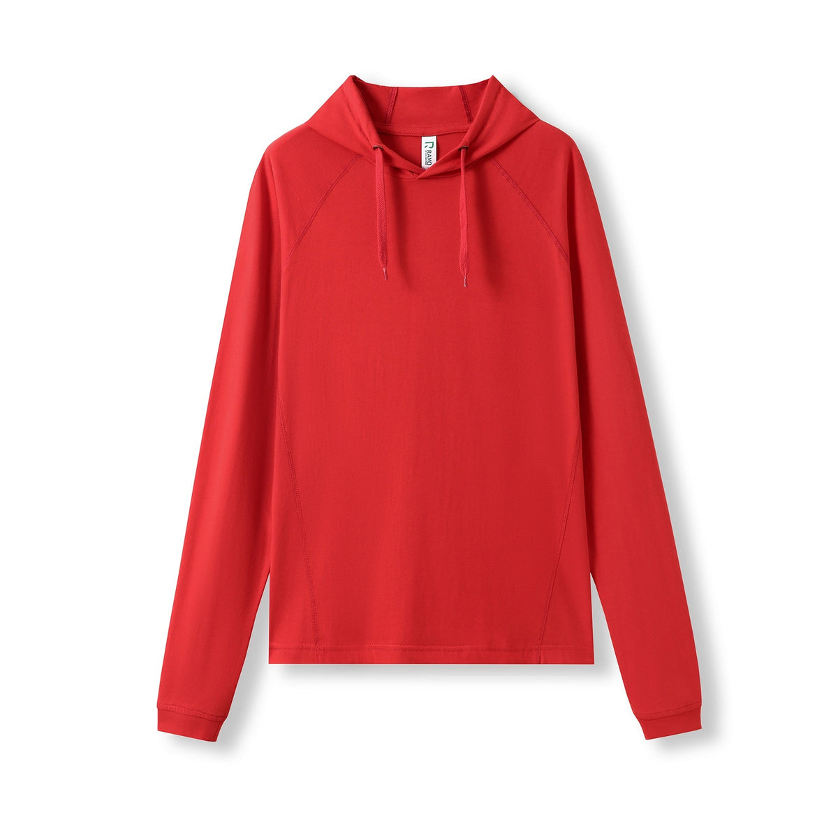 Men's / Unisex FUSION T-shirt Hoodie - Red - Front