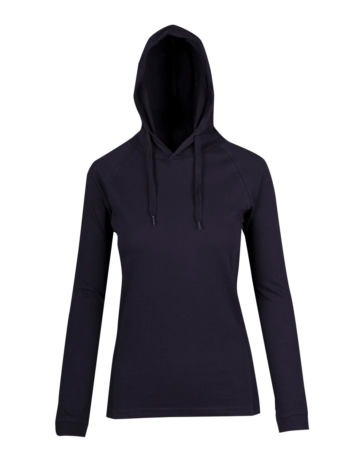 Women's fusion T-shirt Hoodie - Navy Blue - Front