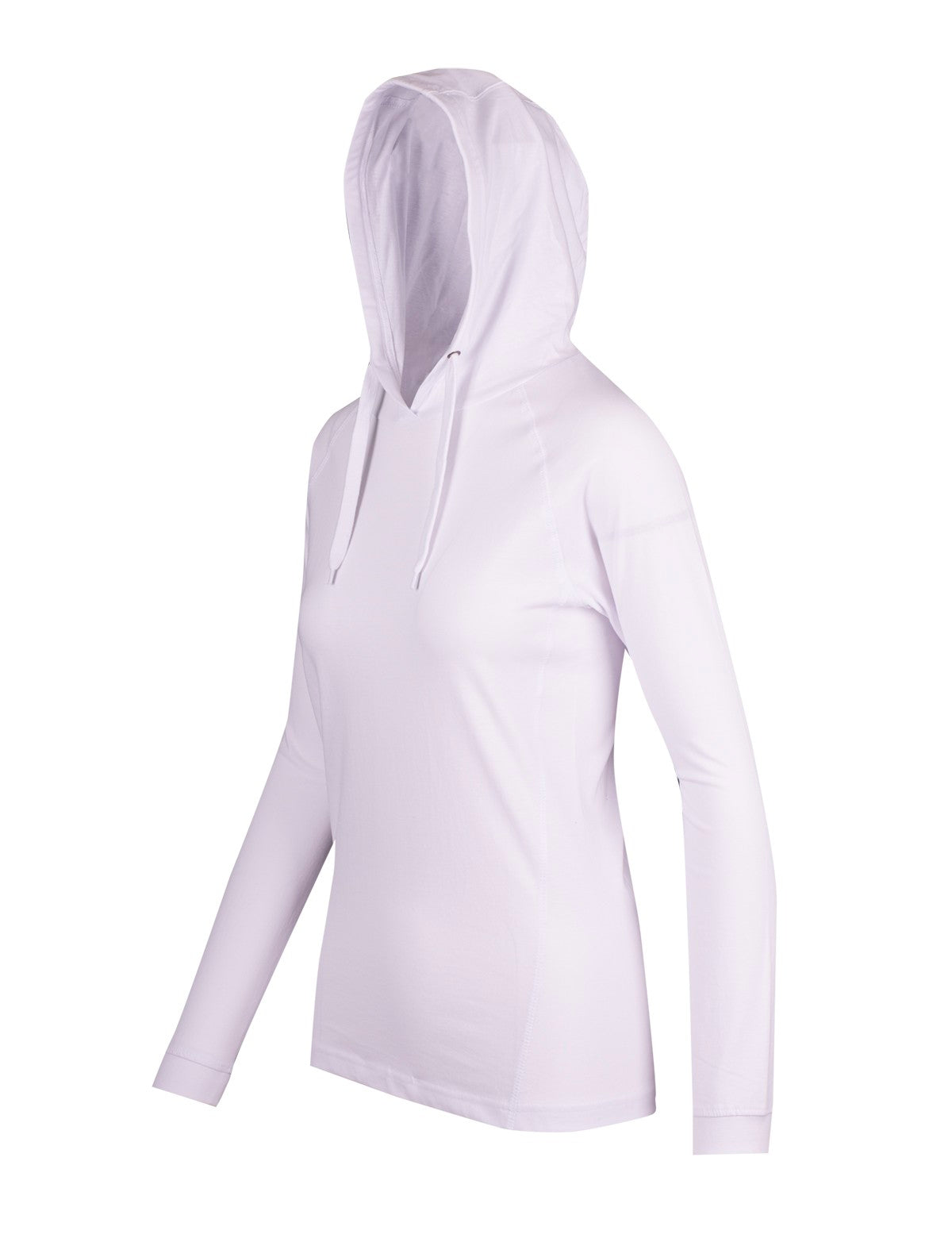 Women's fusion T-shirt Hoodie - White - Side