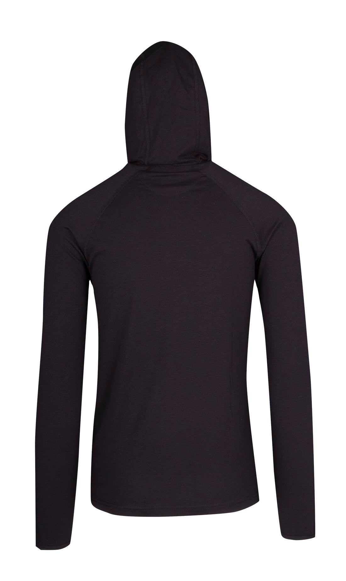 Mens' Greatness Half-Hood Top - Black - Back
