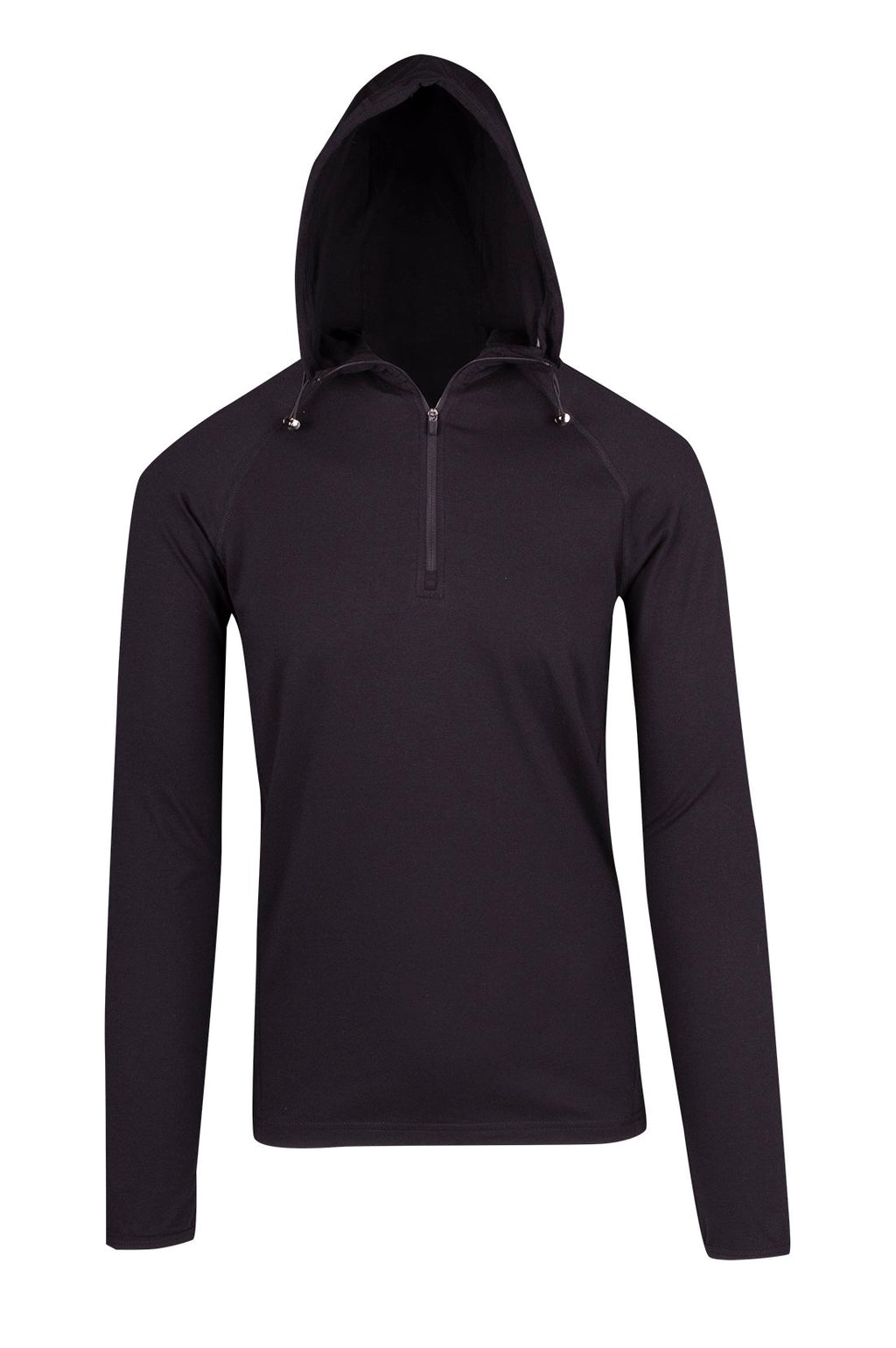 Mens' Greatness Half-Hood Top - Black - Front