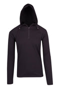 Mens' Greatness Half-Hood Top - Black - Front