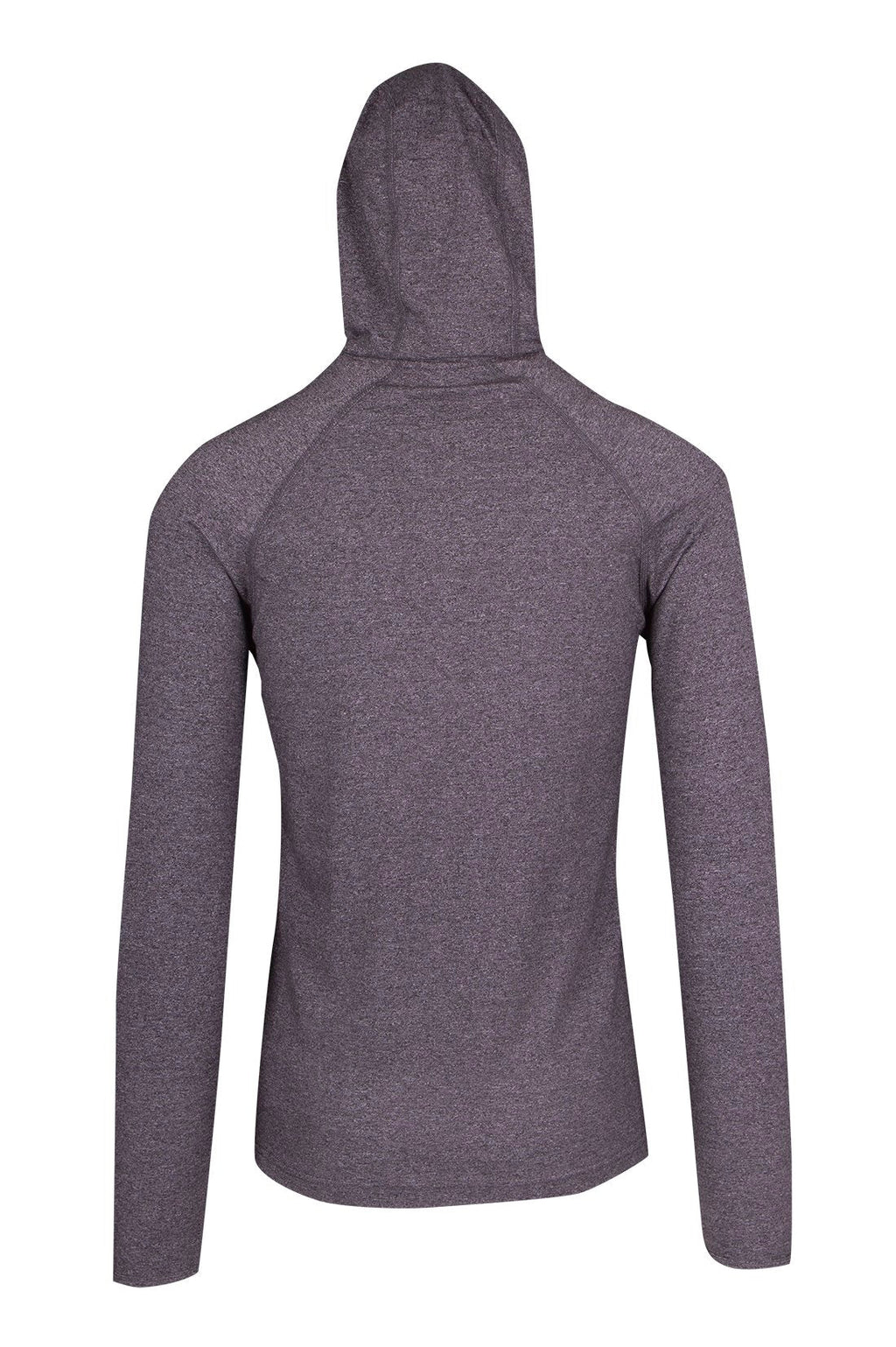 Mens' Greatness Half-Hood Top - Dark Heather - Back