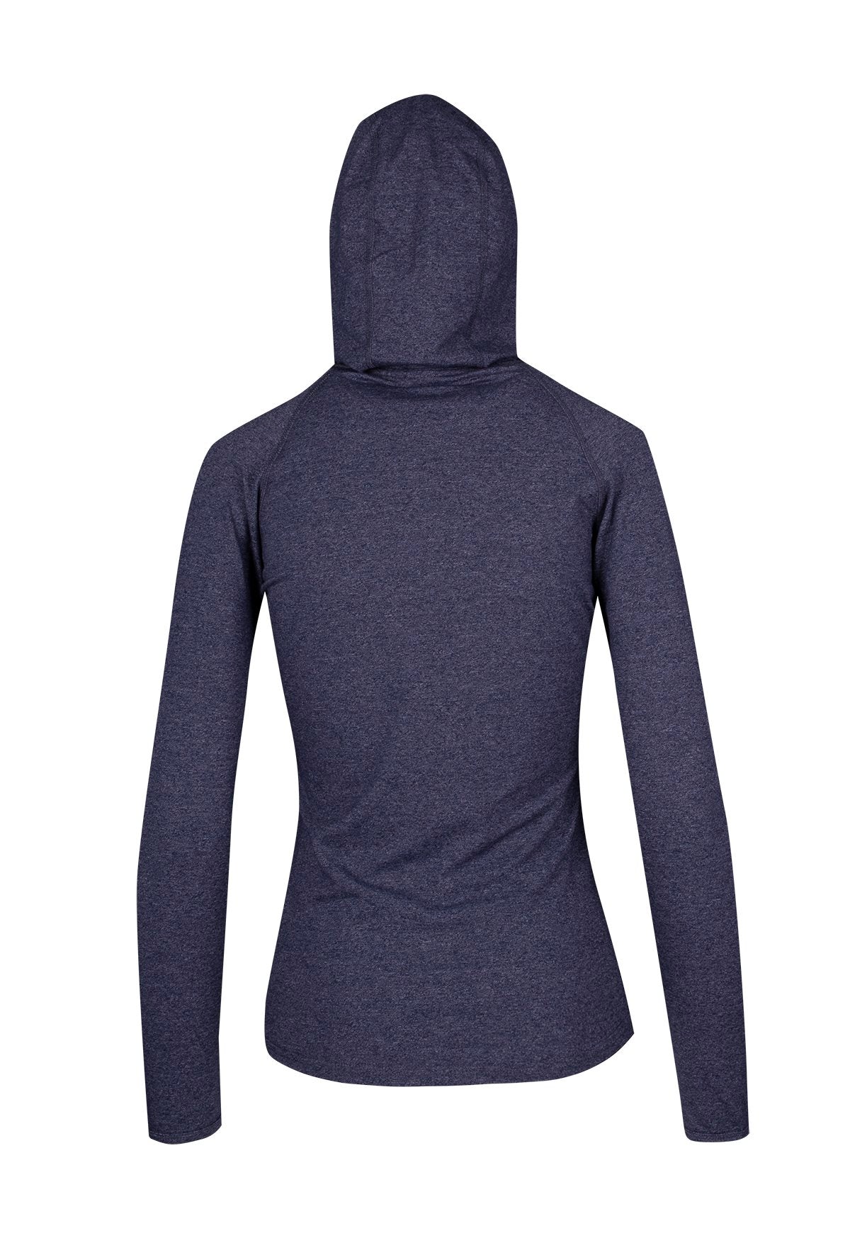 Women's Greatness Half-Hood Top - Navy Heather - Back