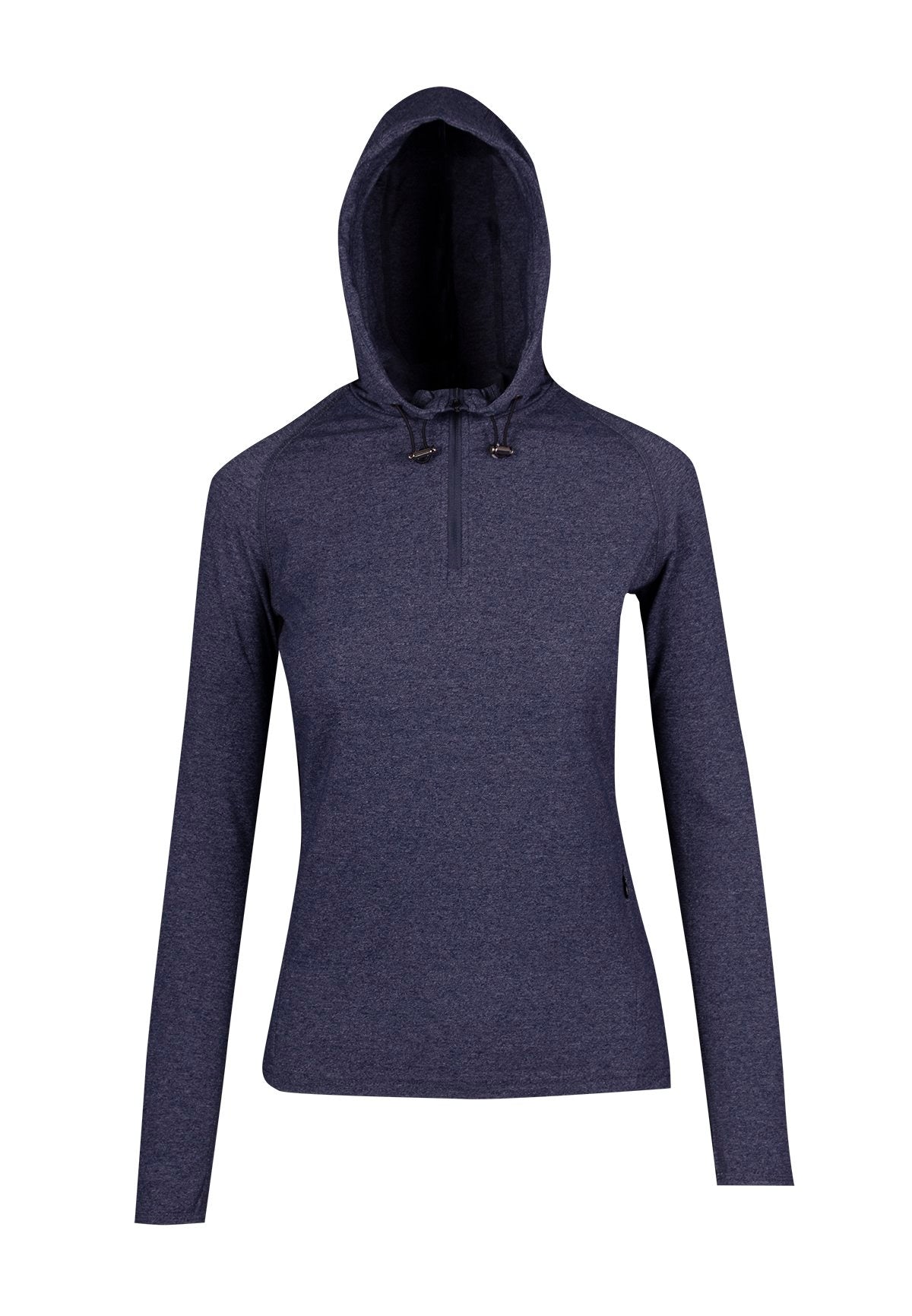 Women's Greatness Half-Hood Top - Navy Heather - Front