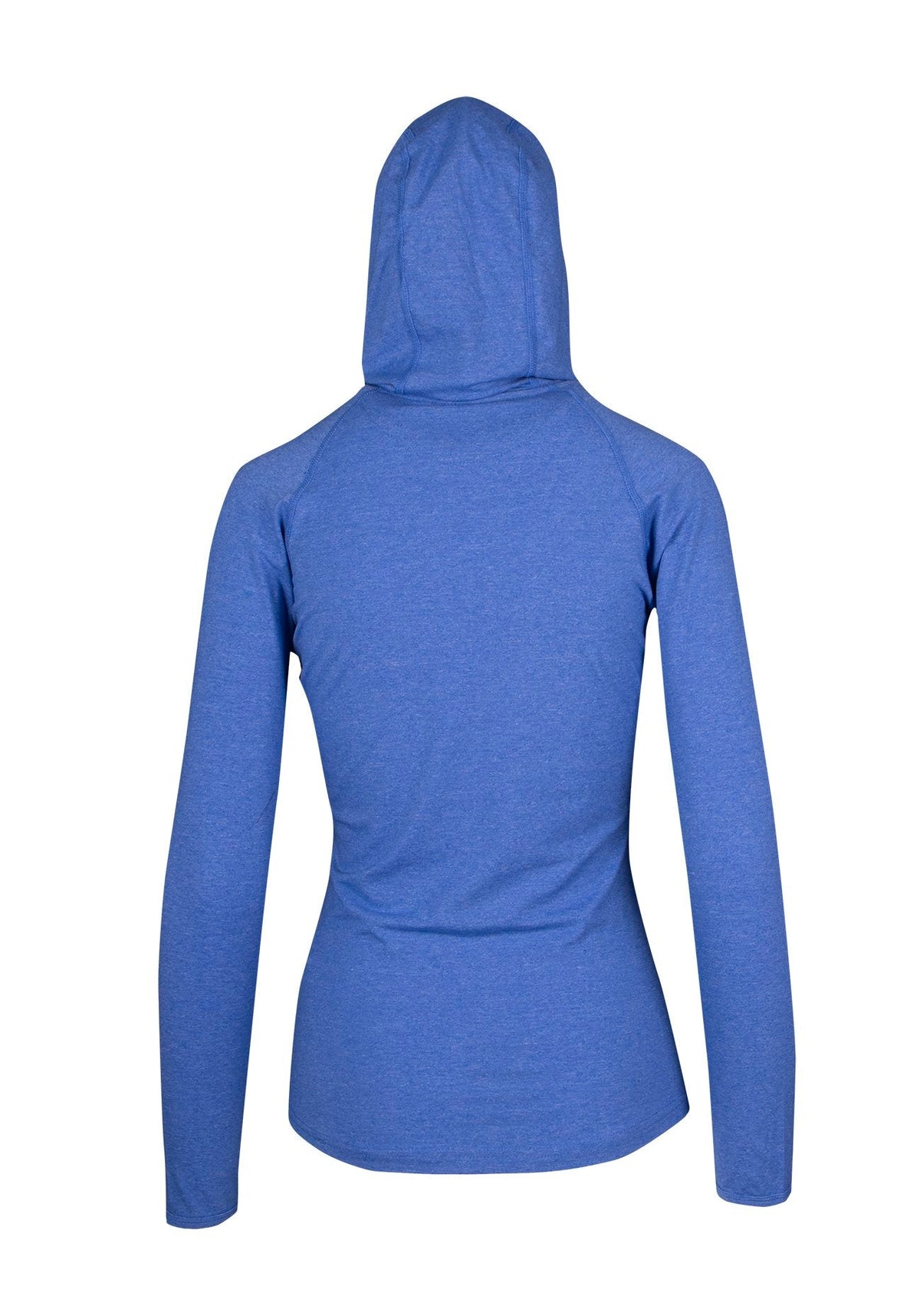 Women's Greatness Half-Hood Top - Royal Heather - Back