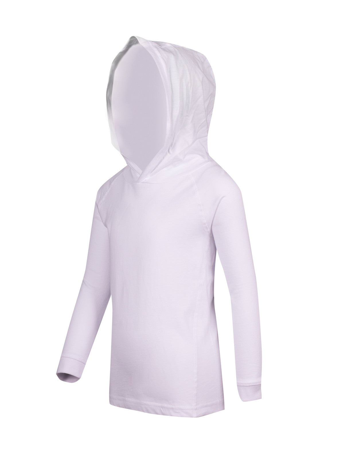 KIDS FUSION TSHIRT HOODIES - White - Side