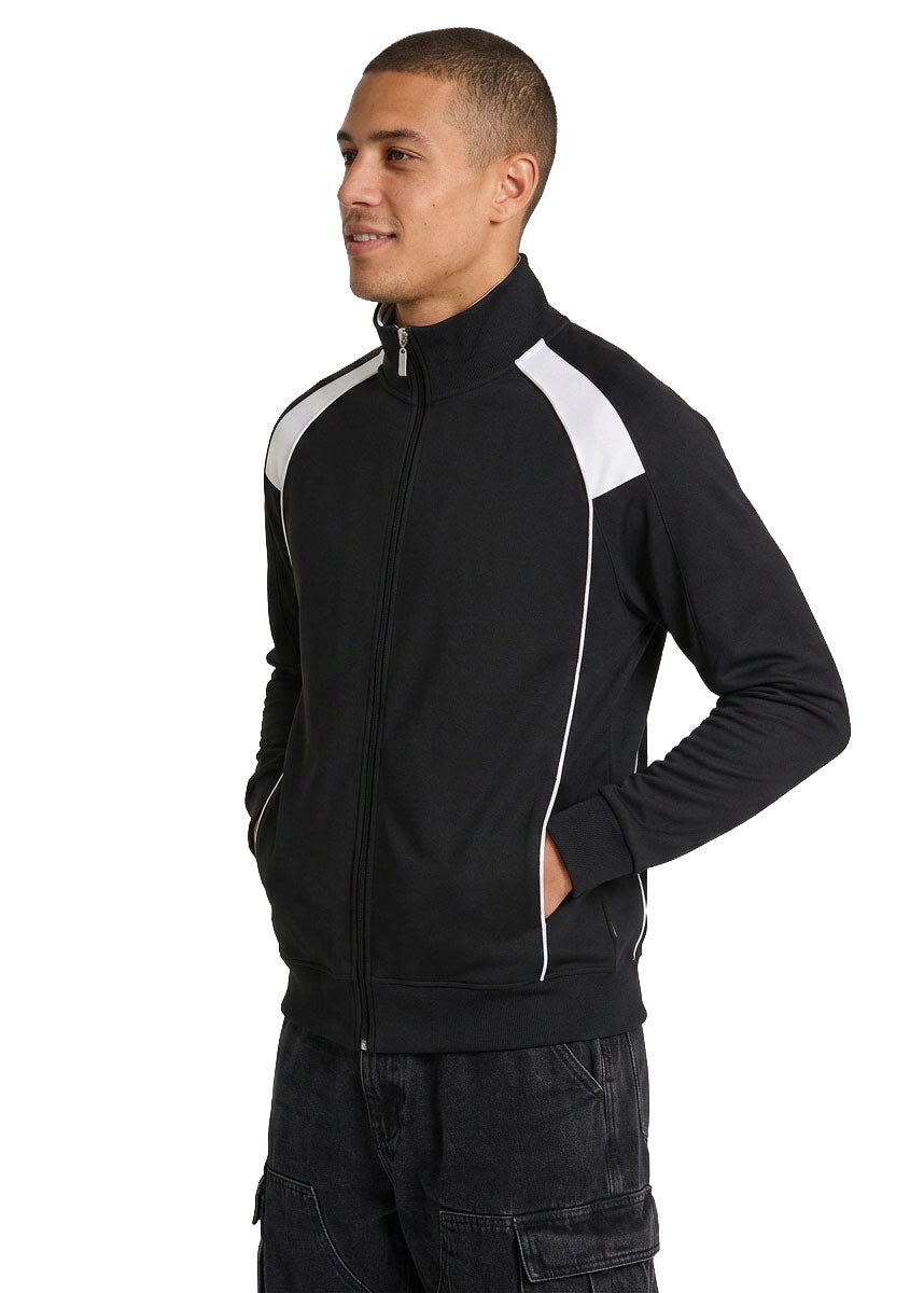 Mens' Unbrushed Contrast Jacket - view