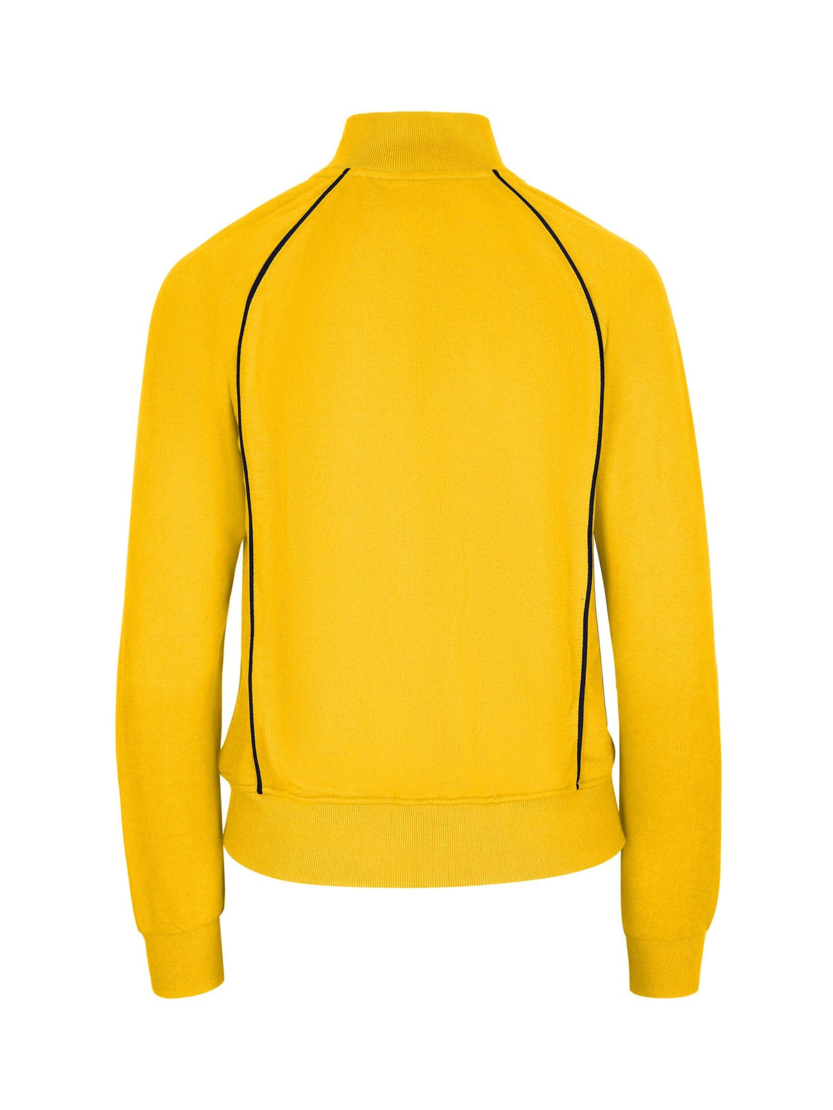 Womens/Juniors Unbrushed Contrast Jacket - Gold/Navy - Back