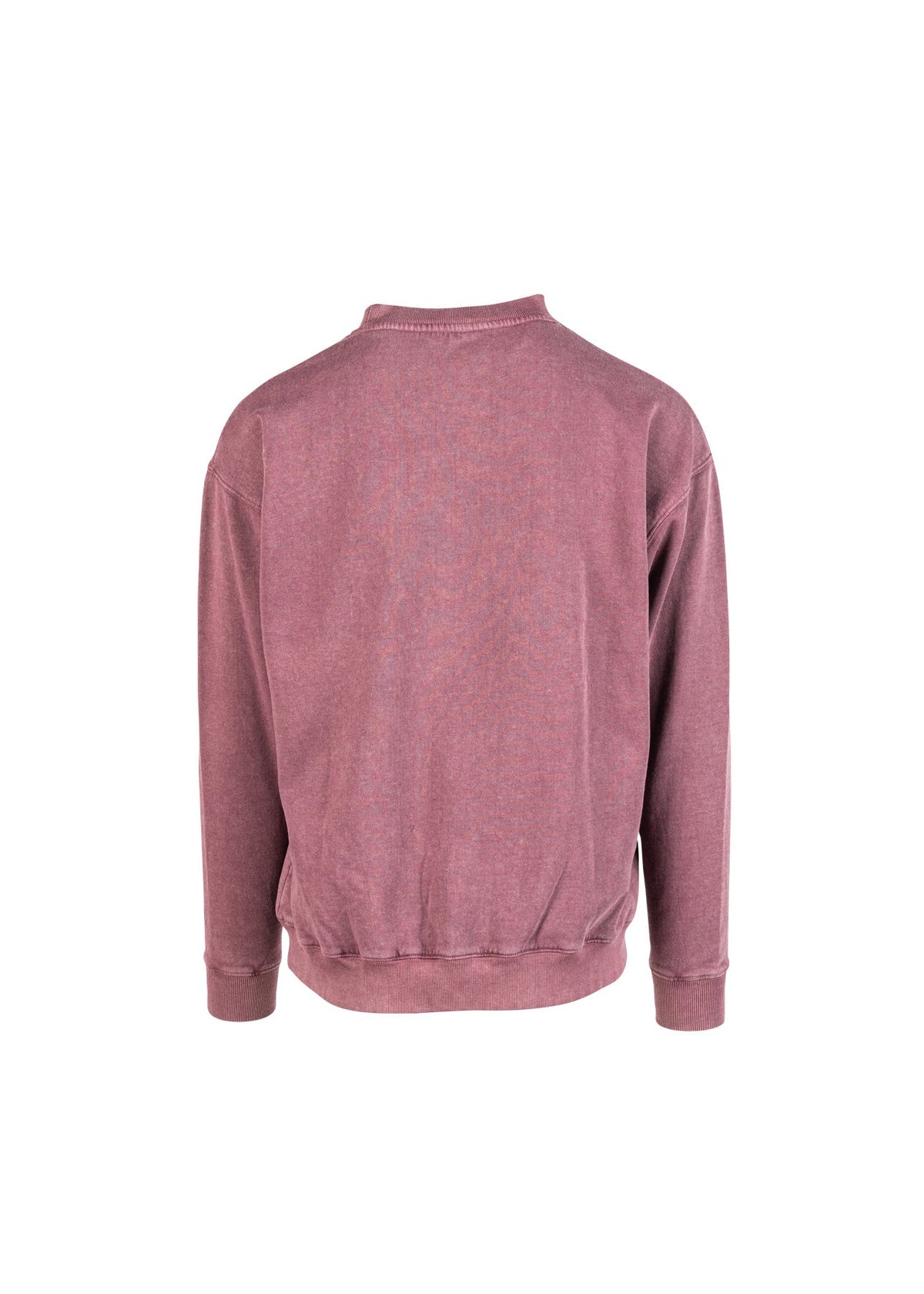 Unisex Stone Wash Sweatshirts - Mauve - Back