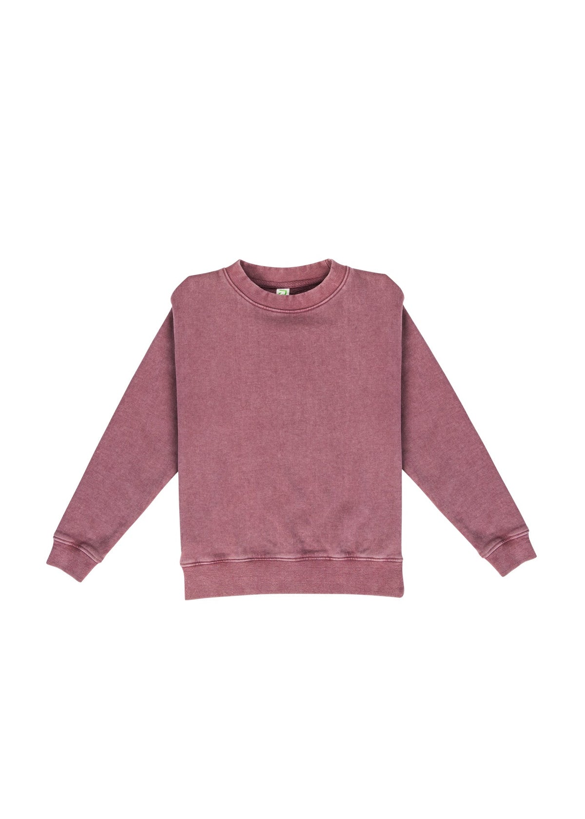 Kids' Stone Wash Sweatshirts - Mauve - Front