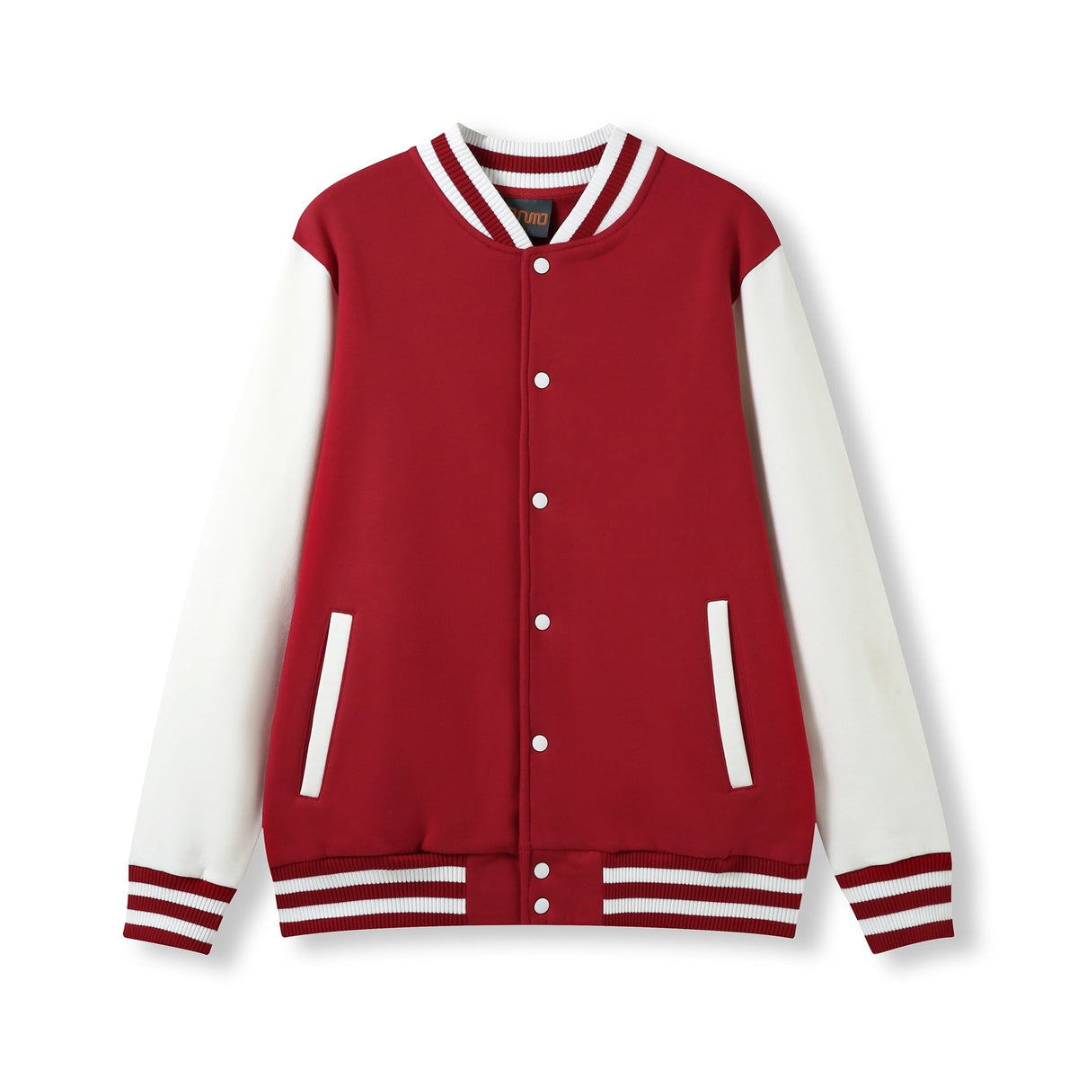 Mens Varsity Jacket - Red/White