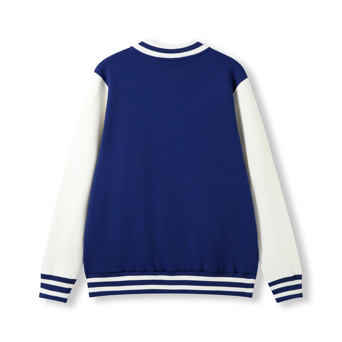 Mens Varsity Jacket - Royal/White - Back
