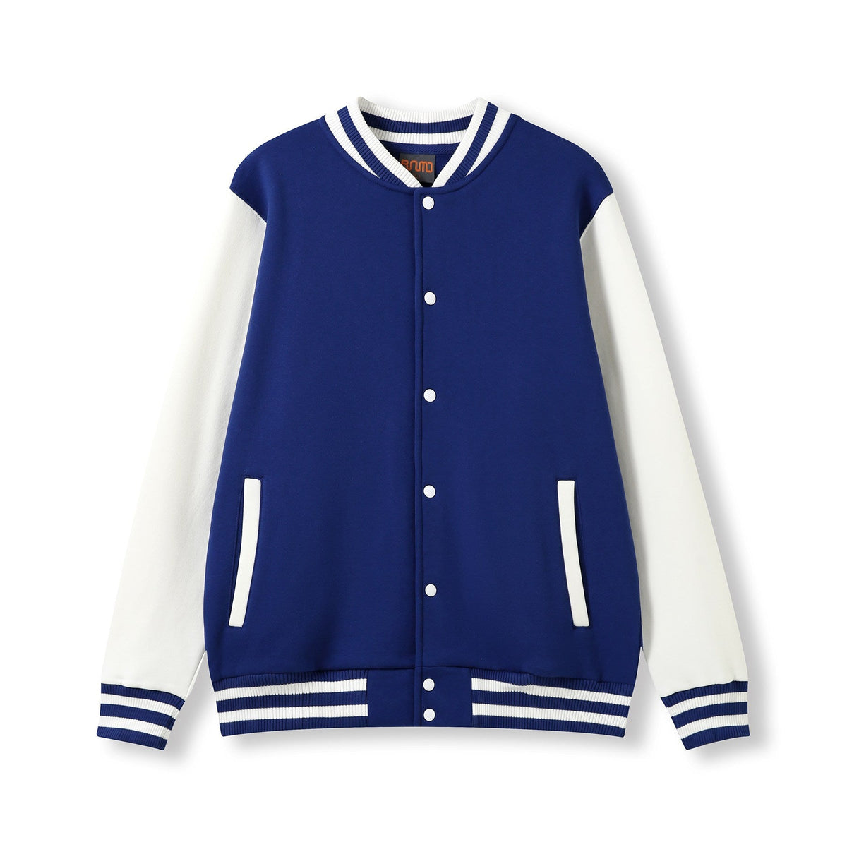Mens Varsity Jacket - Royal/White