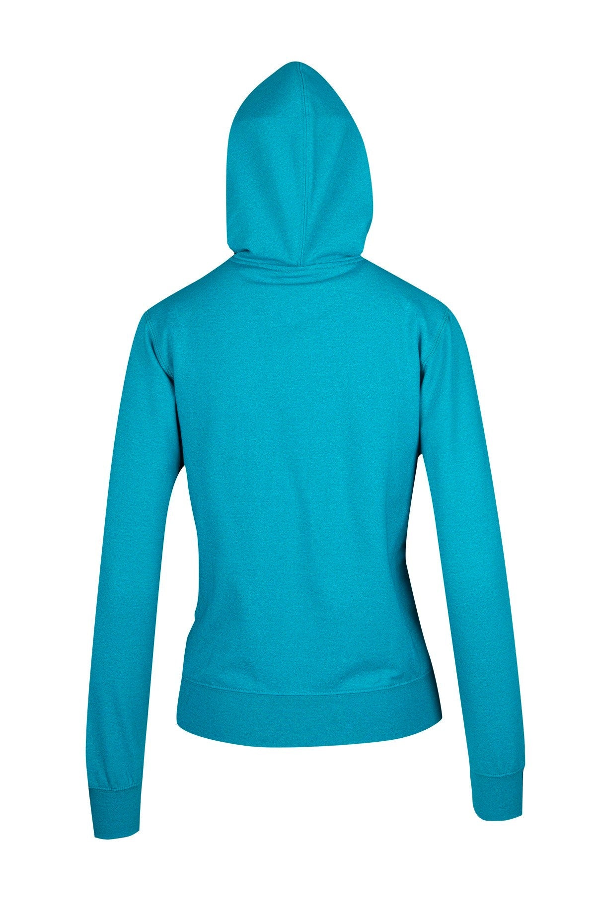 Womens/Junior Greatness Heather Hoodie - Jade Heather - Back