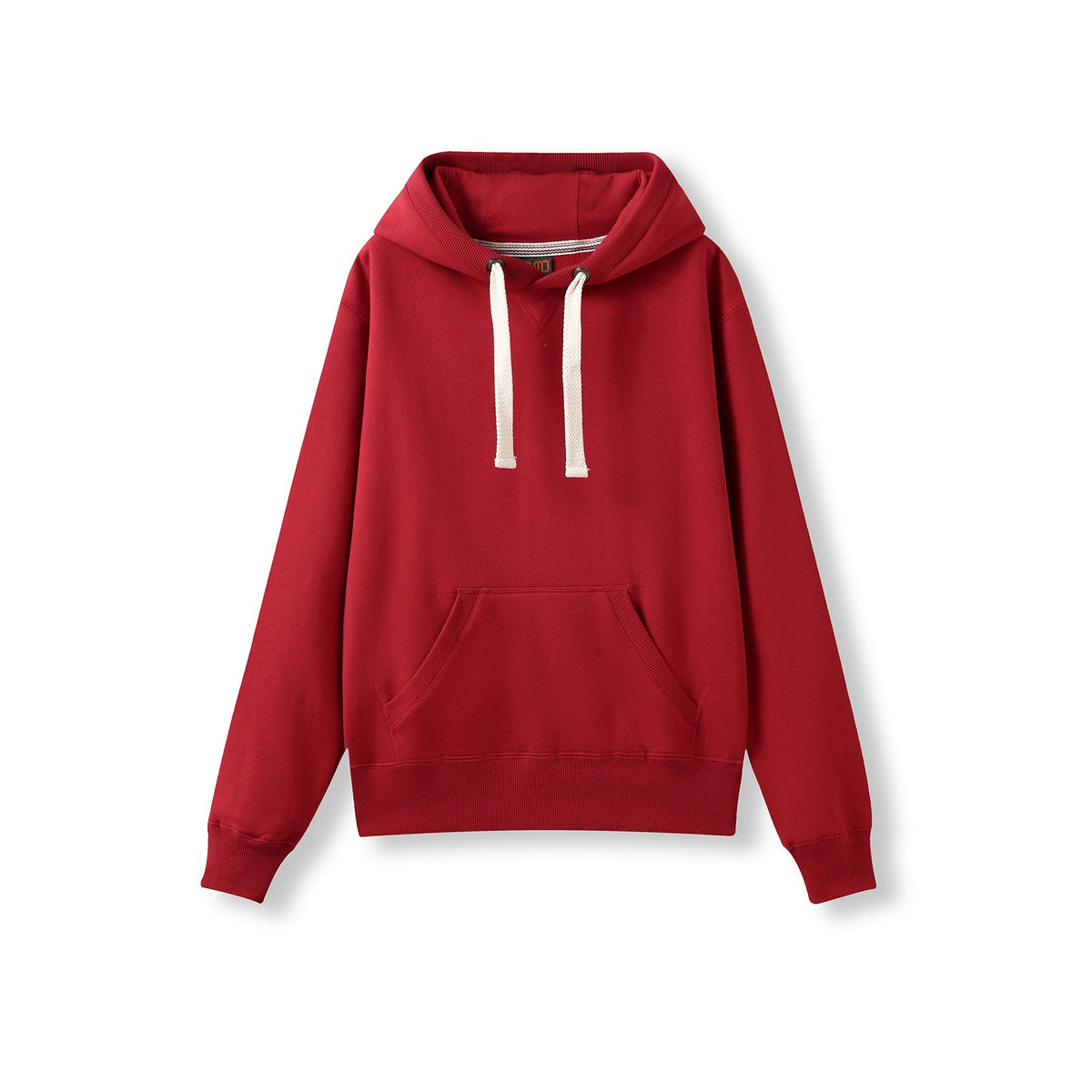 Womens/Juniors Heavy Fleece Hoodie - Red - Front