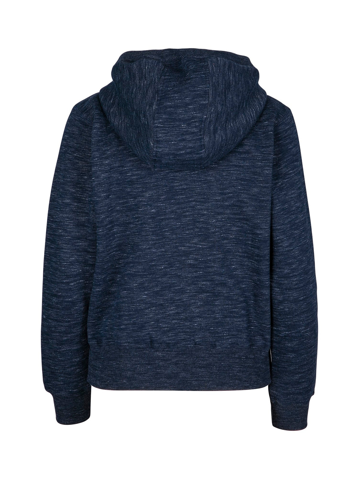 Womens/Juniors Heavy Fleece Hoodie - Navy Marl - Back