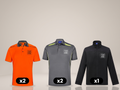 Supervisor Pack deal: 2 hi-vis polos + 2 polos + 1 jacket with your logo (illustrative)