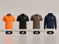 All-Rounder Pack deal: 6 hi-vis polos + 5 polos + 5 tees + 4 hoodies with your logo (illustrative)