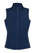Womens Soft Shell Vest - TEMPEST Range - Navy Blue - Front