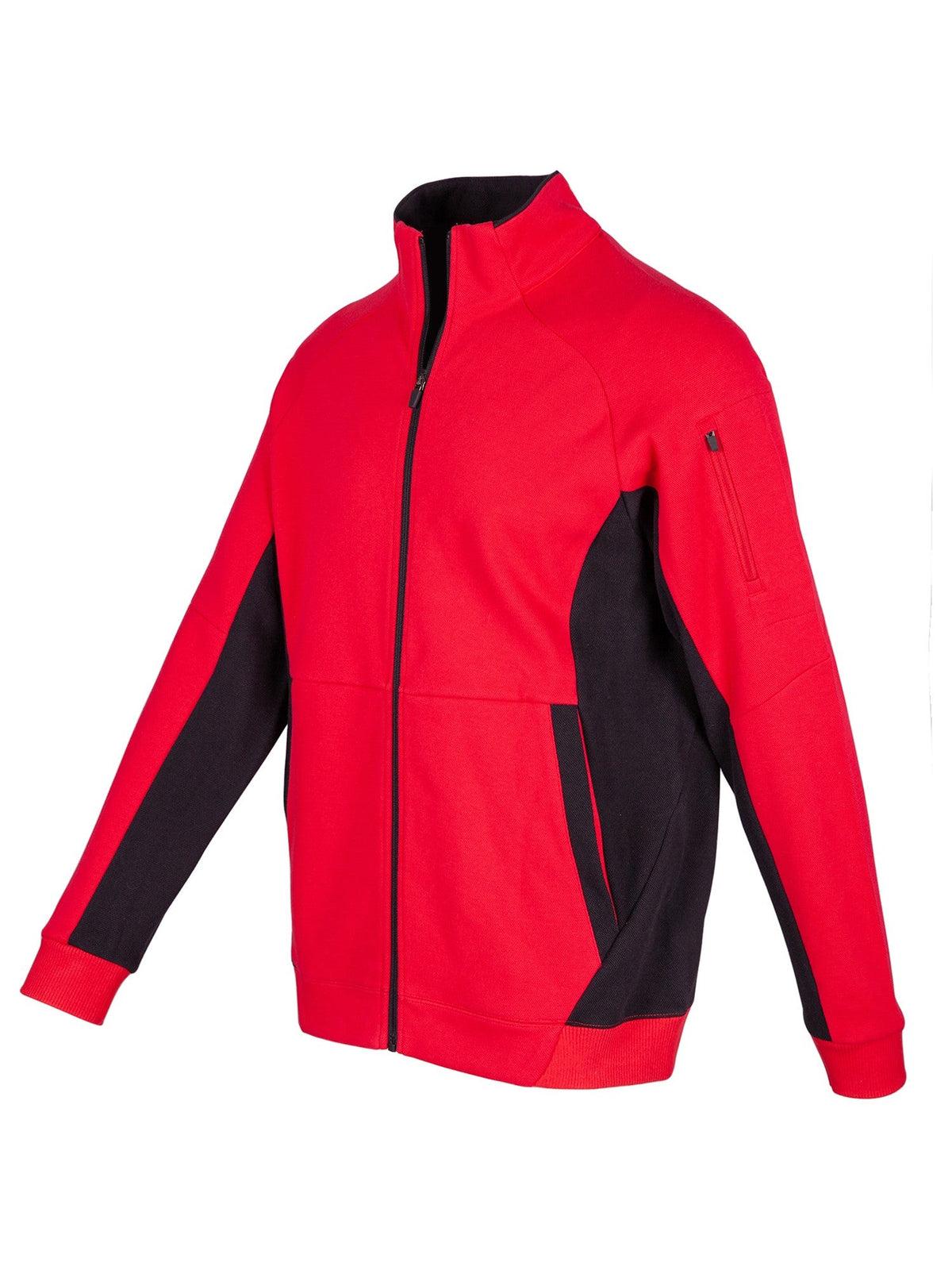 Mens' Icon Jacket - 420 gsm - Red/Black - Side