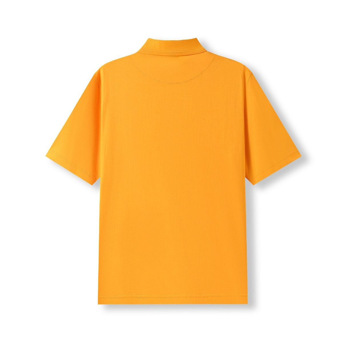 Men's 100% Cotton Jersey Polo - Gold - Back