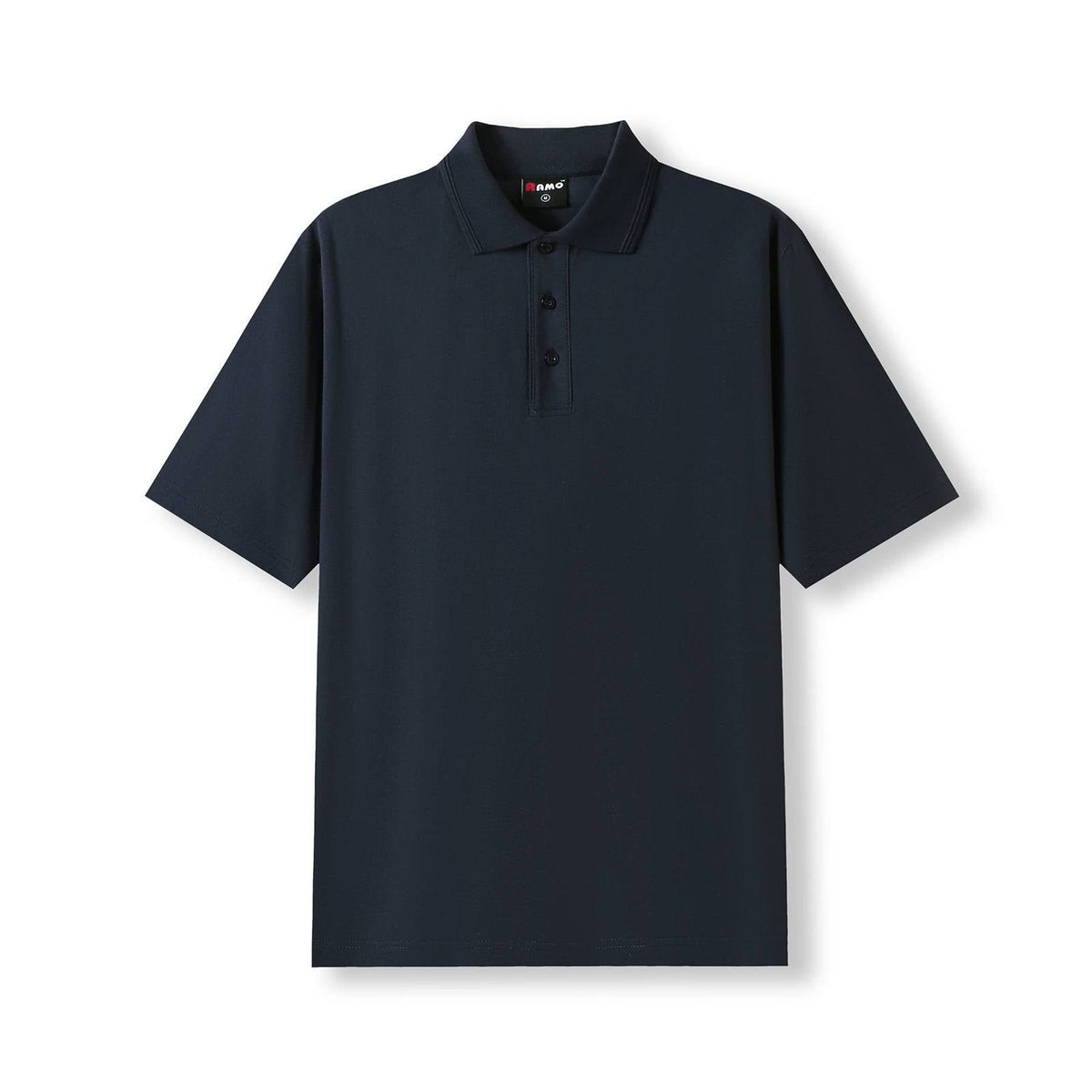 Men's 100% Cotton Jersey Polo - Navy Blue
