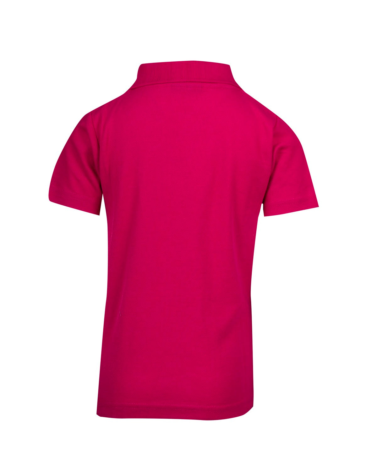 Kid's Pique Polo - Hot Pink - Back