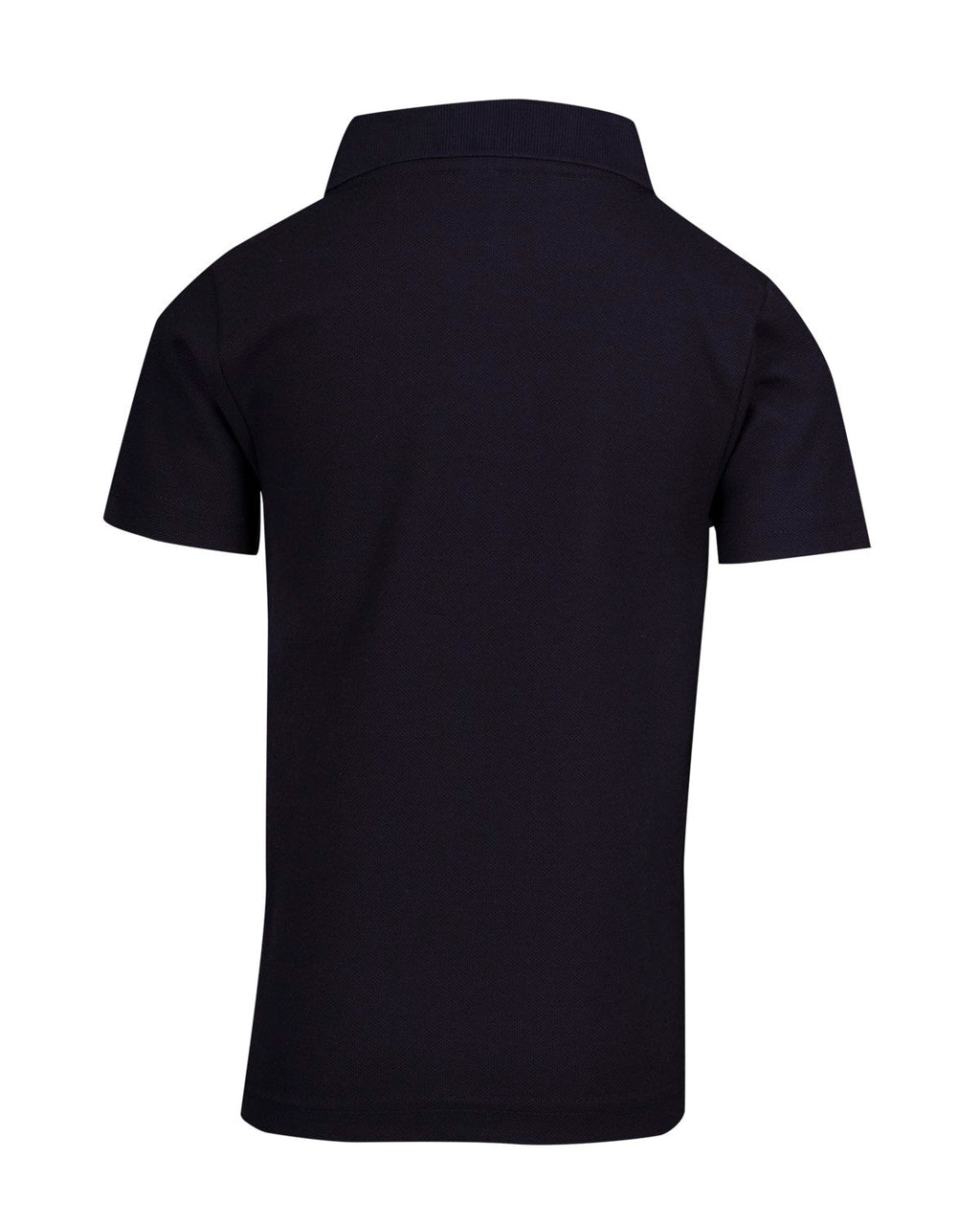 Kid's Pique Polo - Navy Blue - Back
