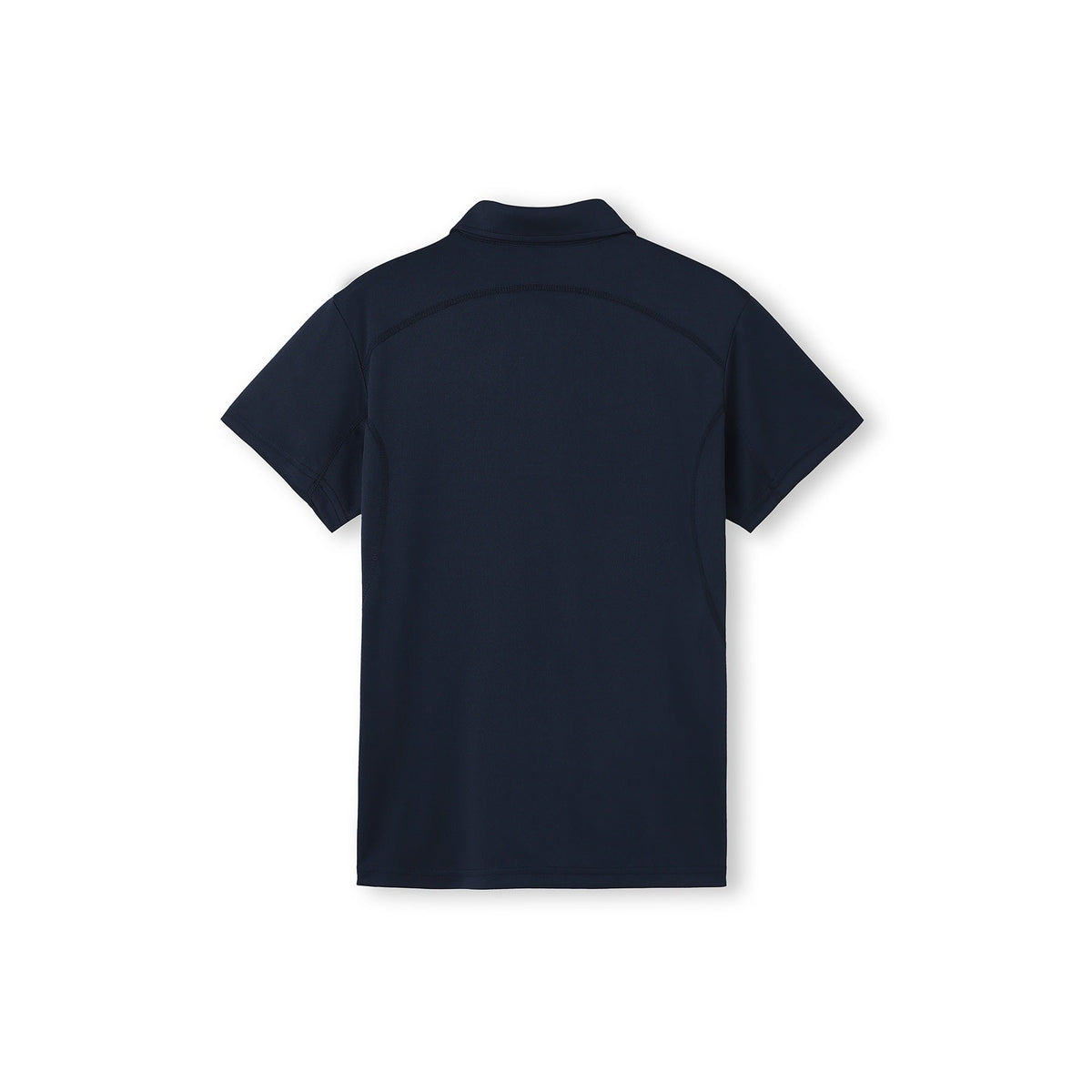 Kid's Accelerator Polyester Polo - Navy Blue - Back