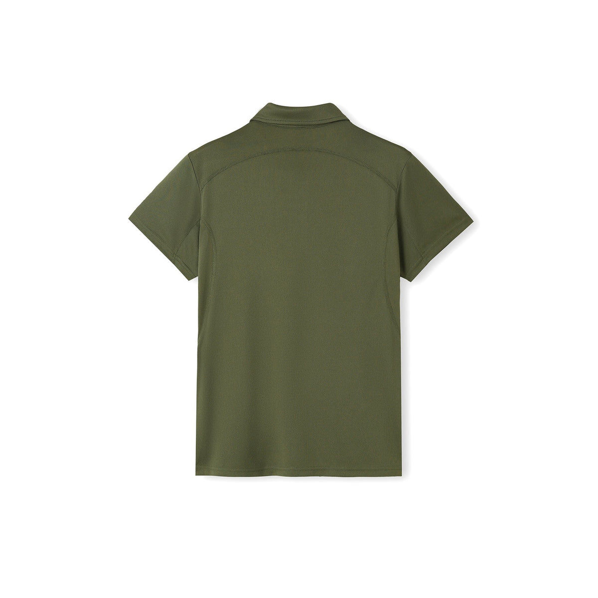 Kid's Accelerator Polyester Polo - Olive - Back