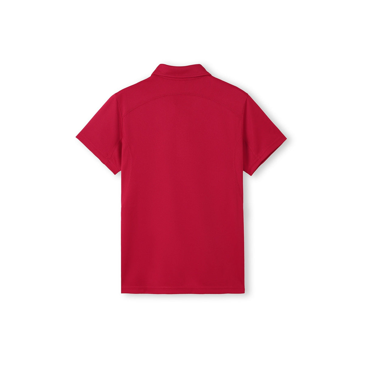 Kid's Accelerator Polyester Polo - Red - Back