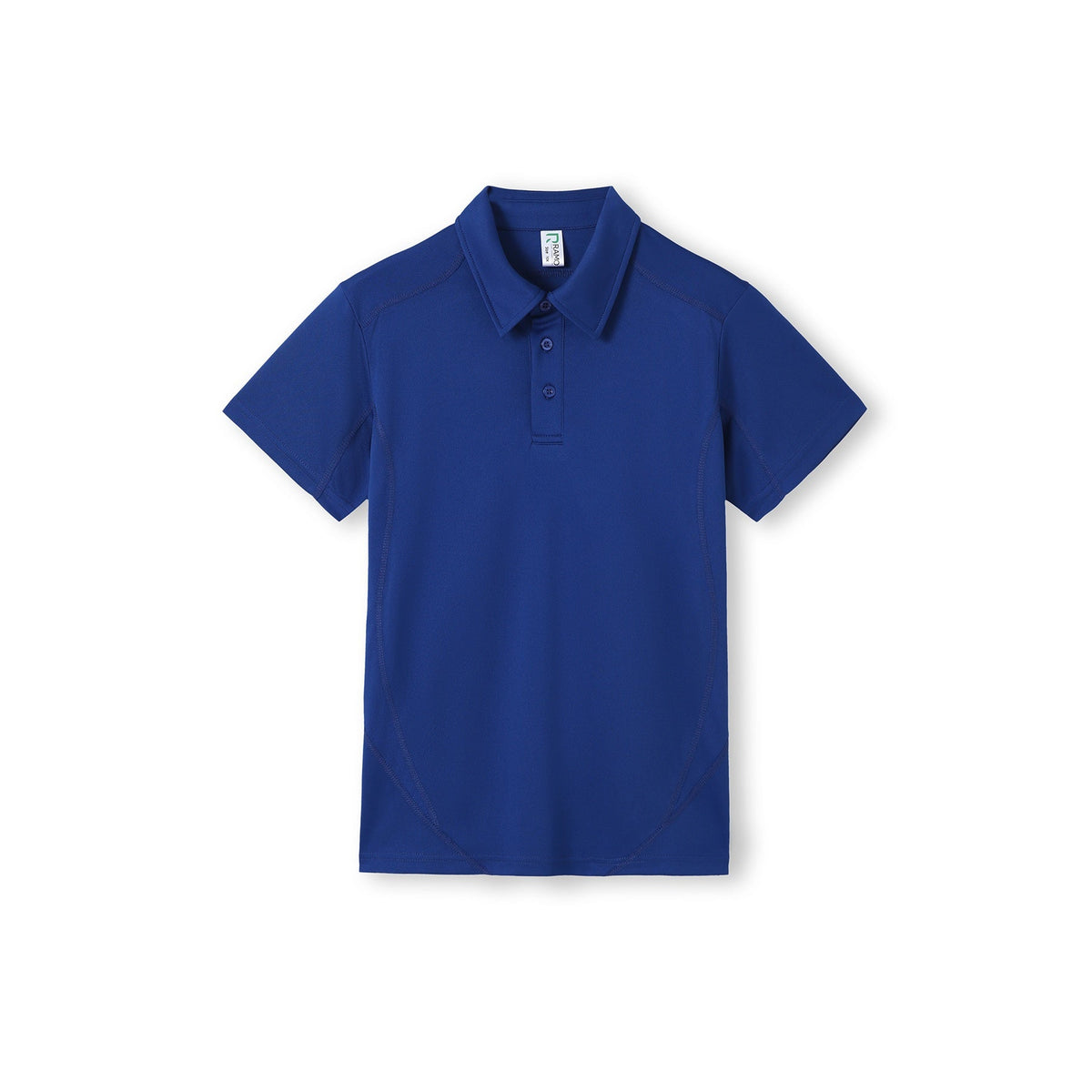 Kid's Accelerator Polyester Polo - Royal Blue - Front