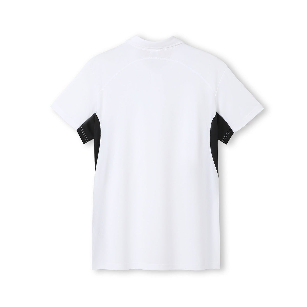 Men's Accelerator Polyester Polo - White/Black - Back
