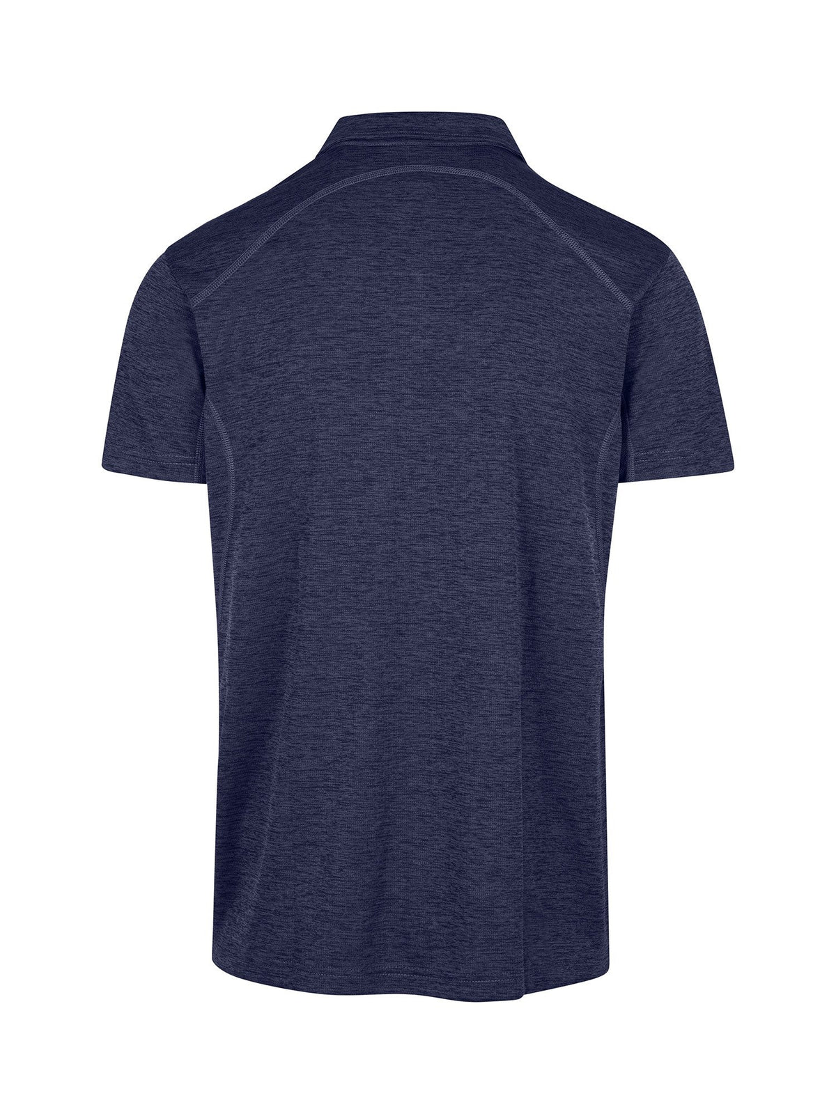 Mens' / Unisex Challenger polyester  Polo - Navy Marl - Back