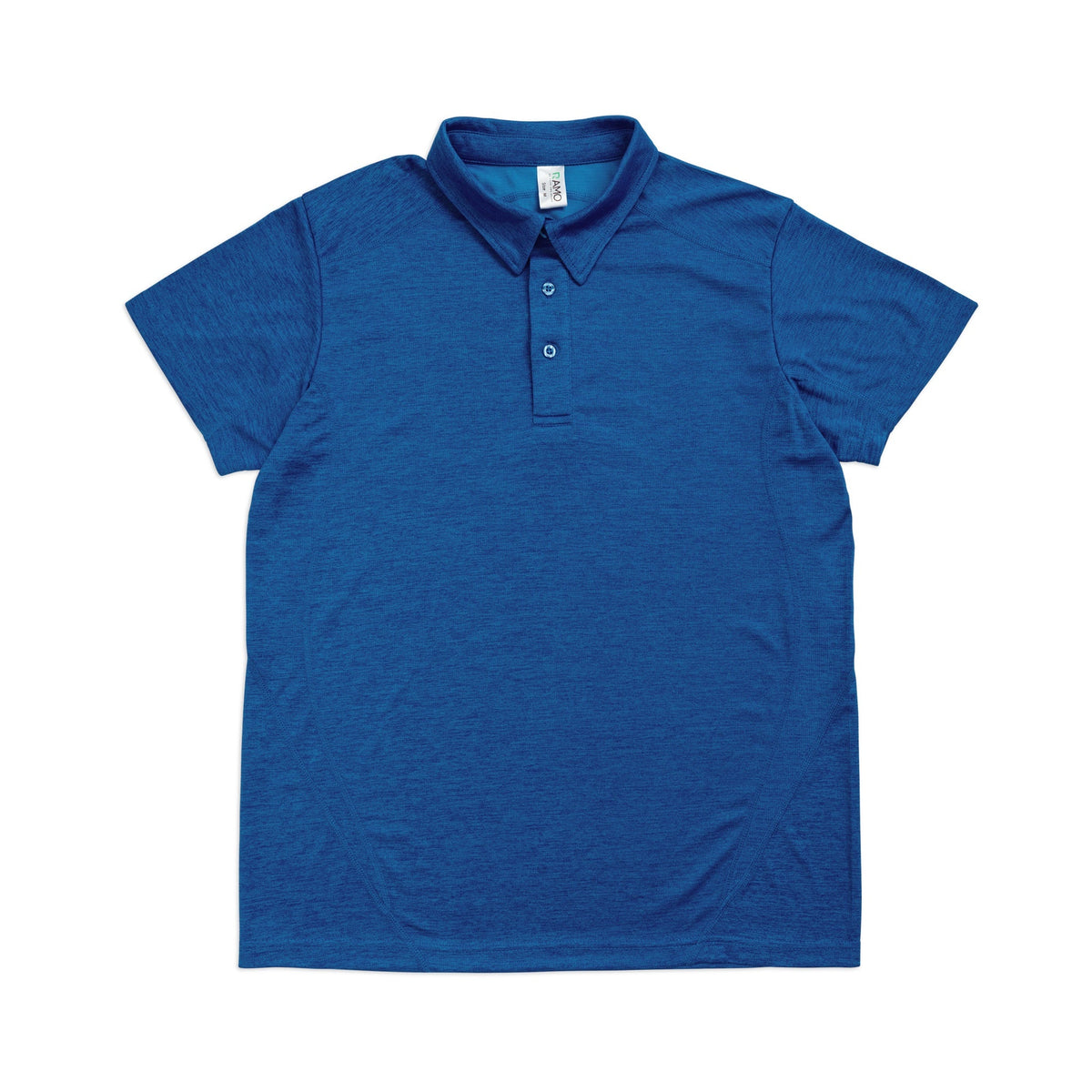 Mens' / Unisex Challenger polyester  Polo - Royal Marl - Front