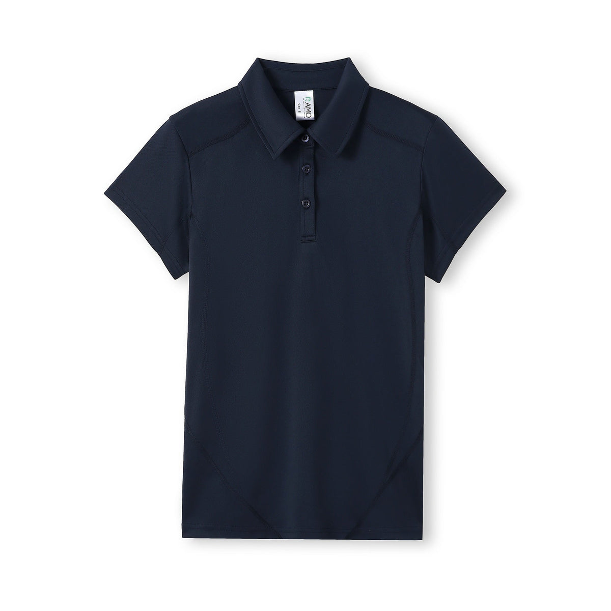 Women's Accelerator Polyester Polo - Navy Blue - Front