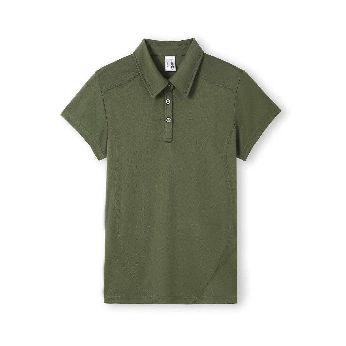 Women's Accelerator Polyester Polo - Olive - Front