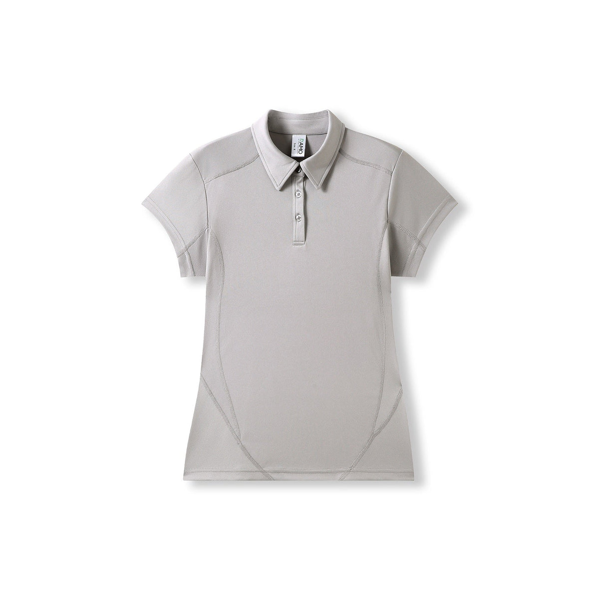 Women's Accelerator Polyester Polo - Stone Grey - Front