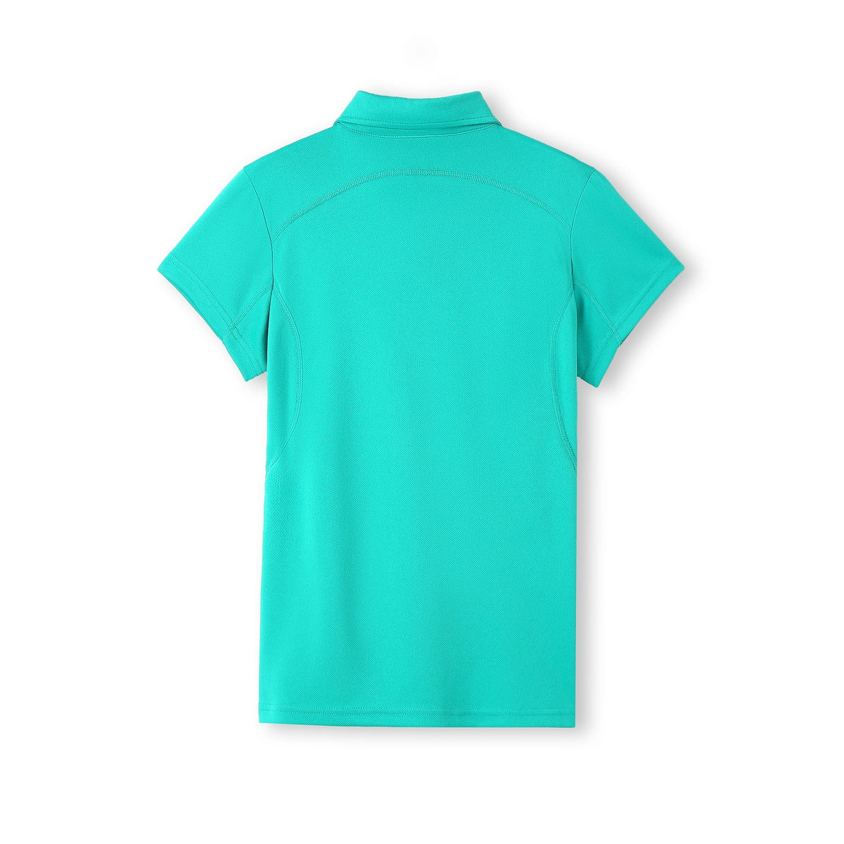 Women's Accelerator Polyester Polo - Turquoise - Back