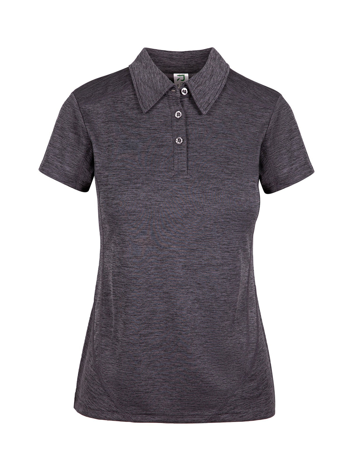 Womens' Challenger 100% polyester  Polo - Dark Marl - Front