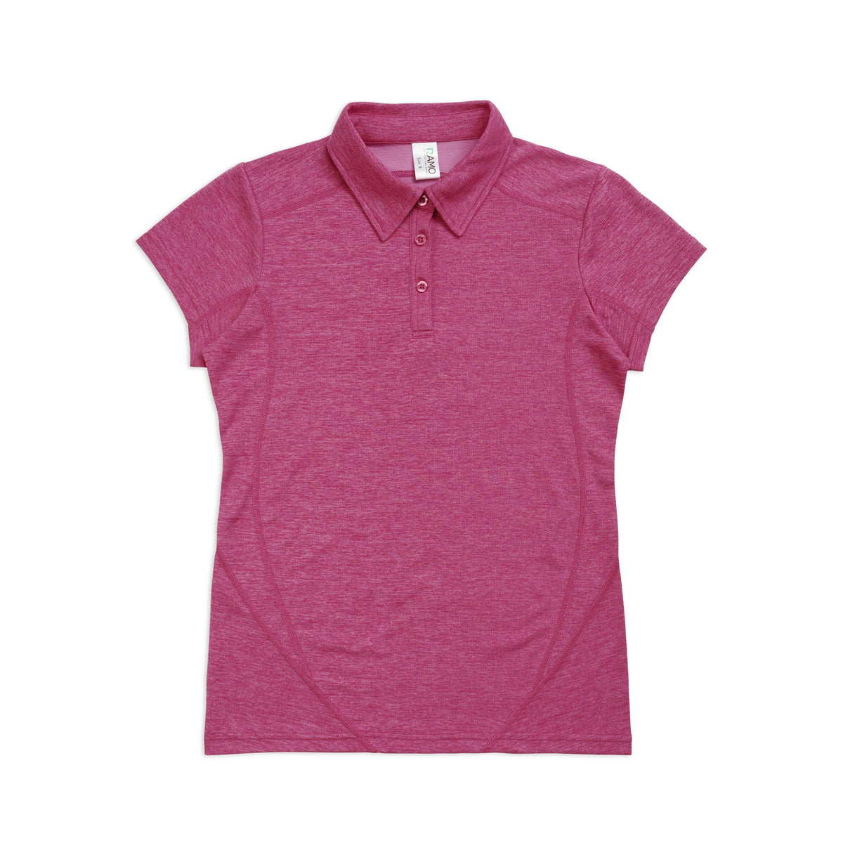 Womens' Challenger 100% polyester  Polo - Hot Pink Marl - Front