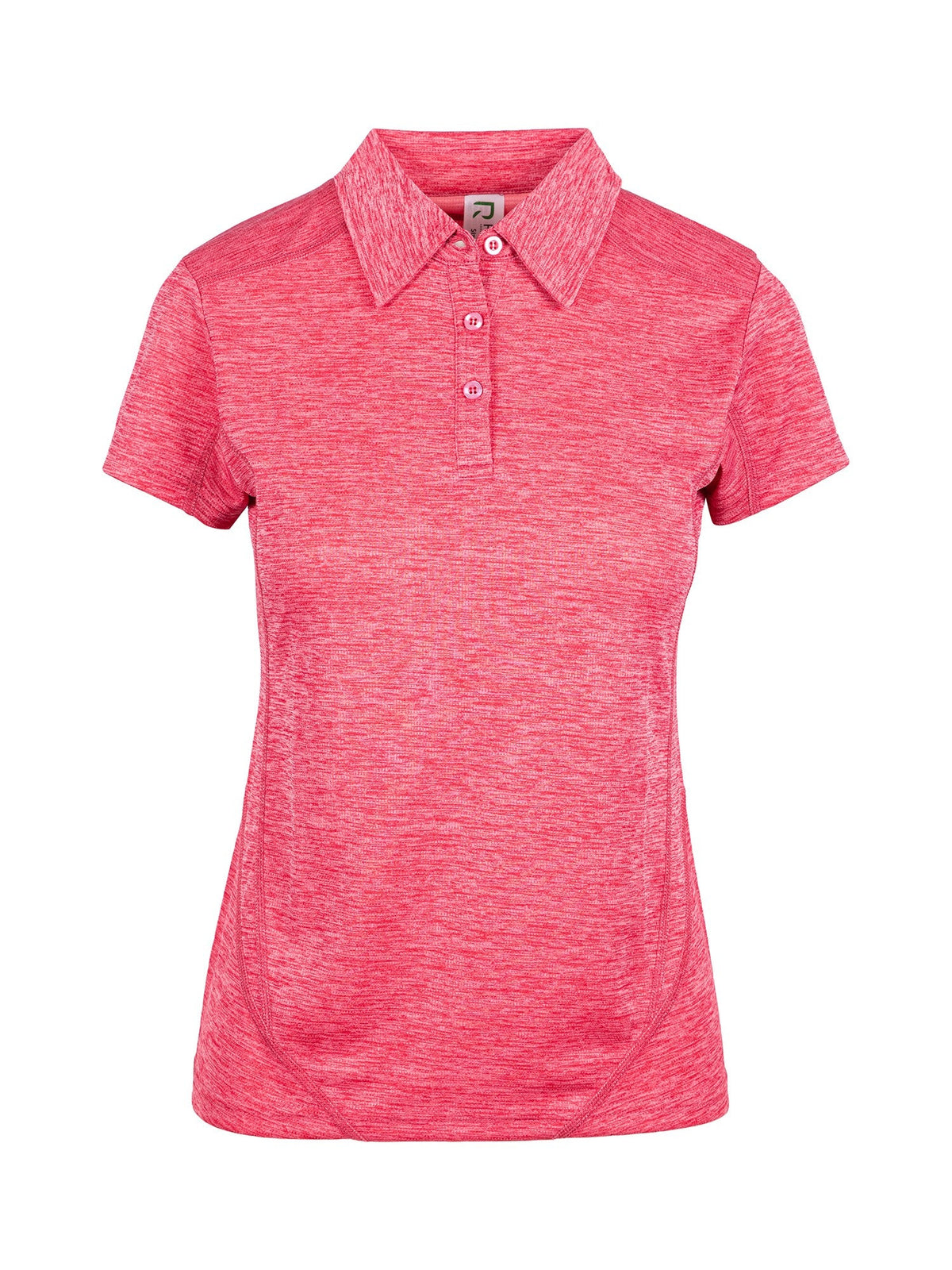 Womens' Challenger 100% polyester  Polo - Red Marl - Front