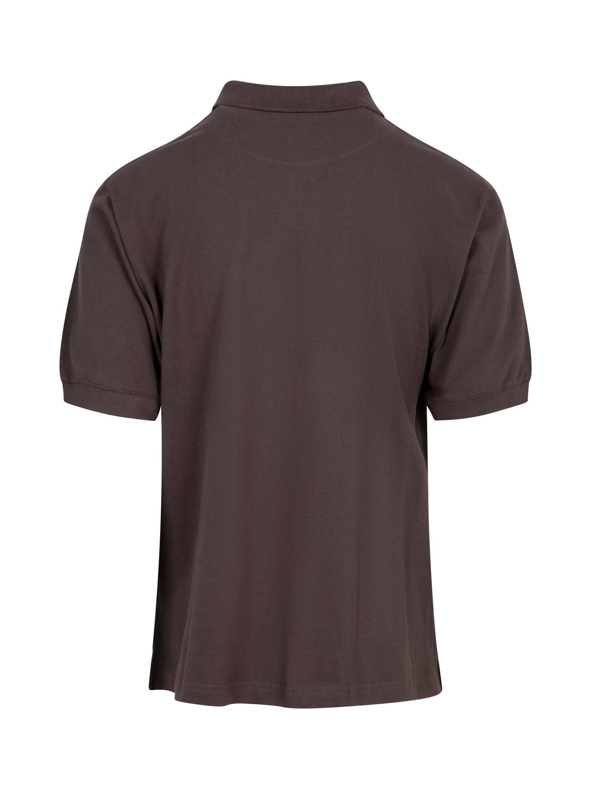 Men's Cotton  Pigment Dyed Polo - Charcoal - Back