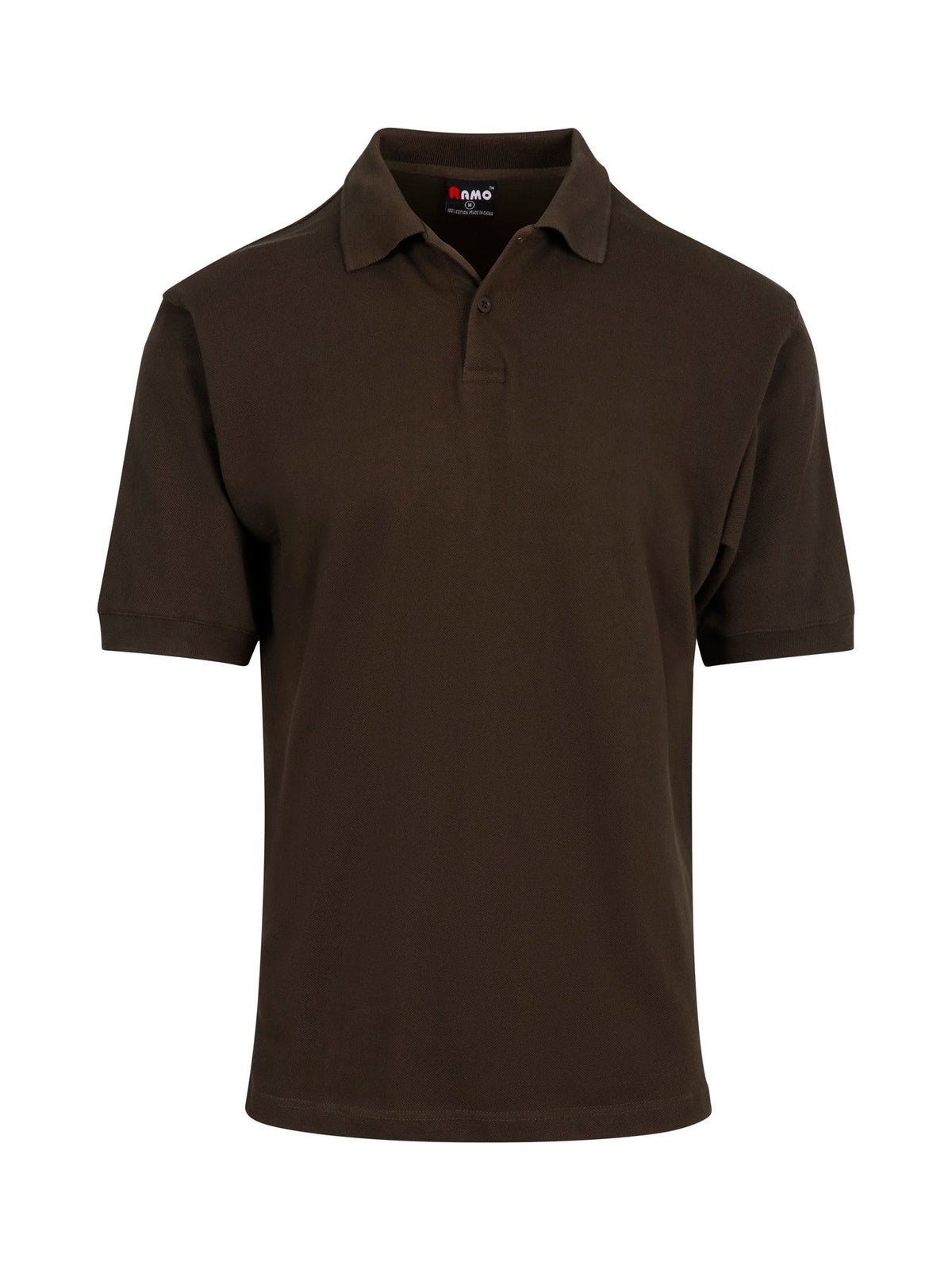 Men's Cotton  Pigment Dyed Polo - Olive - Front