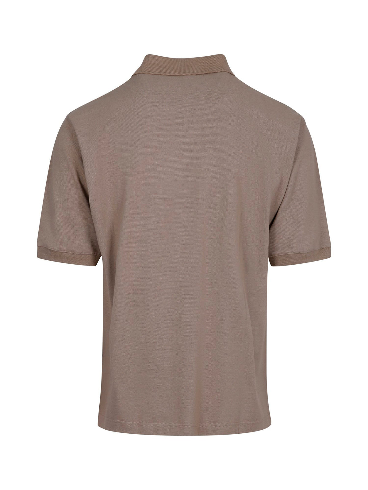 Men's Cotton  Pigment Dyed Polo - Stone - Back