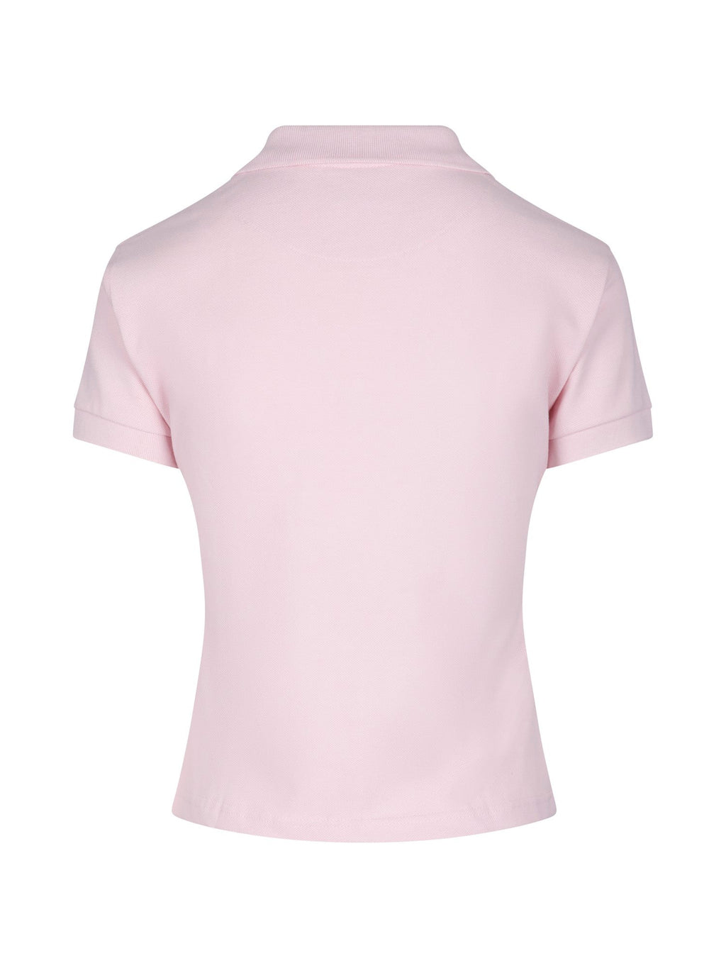 Women's Cotton  Pigment Dyed Polo - Pink - Back